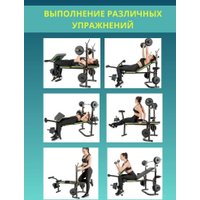 Силовая скамья DDS Amalfi B-1 (черный/зеленый) в Борисове