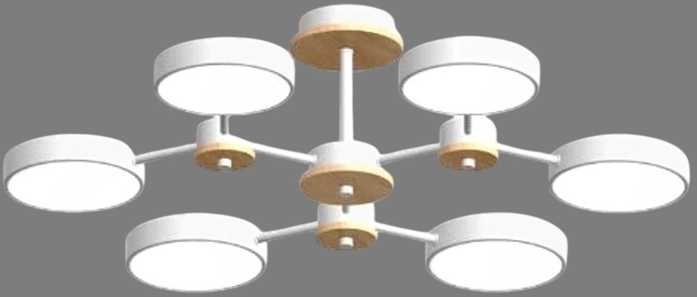 Люстра средней высоты LED4U L3216-730 WH