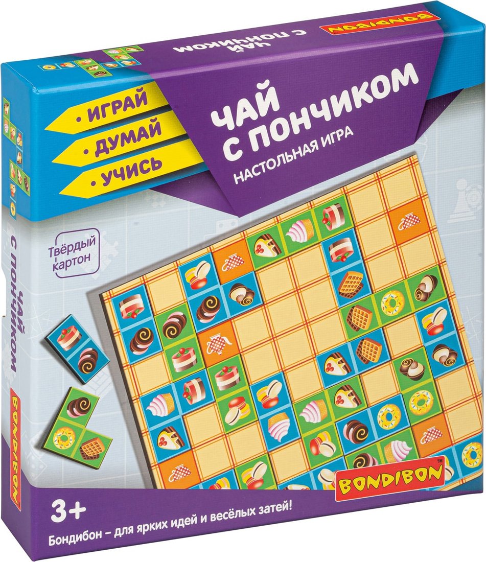 

Развивающая игра Bondibon Чай с пончиком ВВ4332
