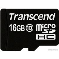 Карта памяти Transcend microSDHC (Class 10) 16GB (TS16GUSDC10)