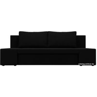 Диван Лига диванов Сан Марко 114023 (микровельвет, черный)