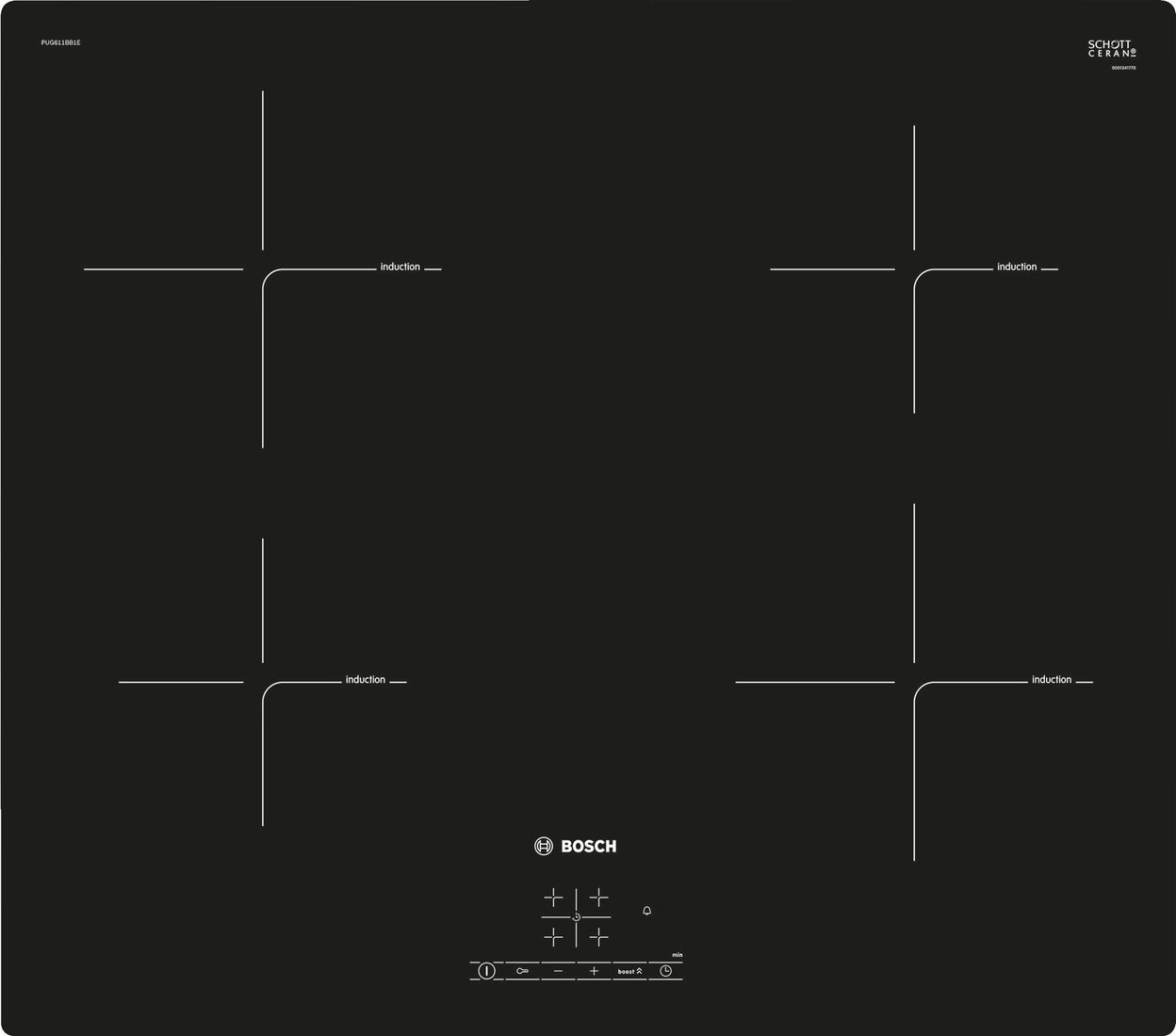 

Варочная панель Bosch PUG611BB1E