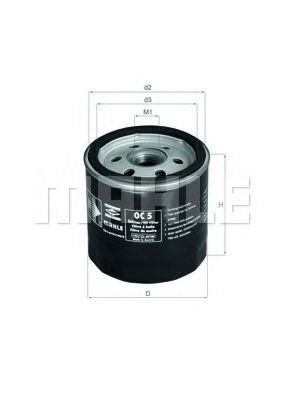 

Масляный фильтр Mahle Knecht OC5