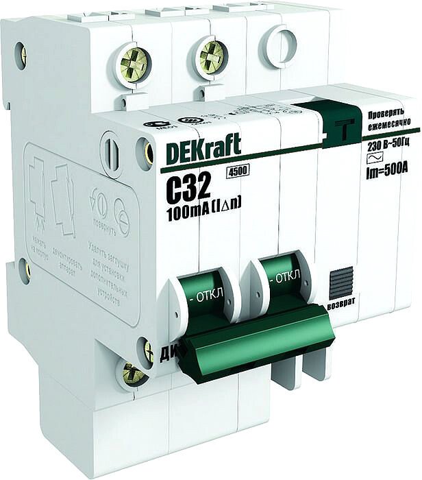 

Дифференциальный автомат Schneider Electric DEKraft 15003DEK