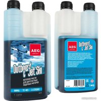 Моторное масло AEG Lubricants Outboard&JetSki 2Т Oil NMMA TC-W3 Дозатор 1л