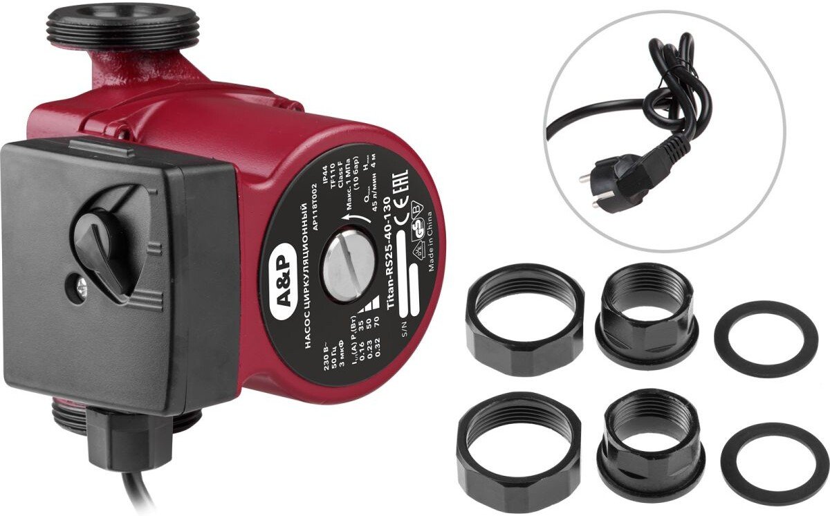 

Циркуляционный насос A&P Titan-RS25-60-130