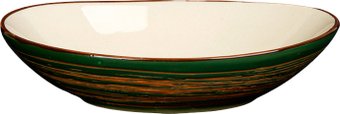 Салатник Luxstahl China Town HM04442-7.5 фк8506 (слоновая кость/зеленый)