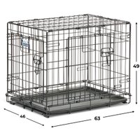 Клетка Midwest Contour для собак 2 двери 824DD (63x46x49см)