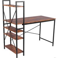 Стол TetChair WD-07 (burnt/черный)