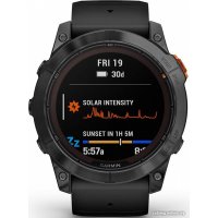 Умные часы Garmin Fenix 7 Pro Solar (сланцево-серый/черный)