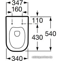Унитаз подвесной Roca The Gap 34647L000 (без сиденья)