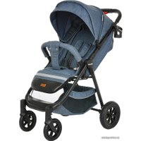 Коляска прогулочная «книга» Pituso Toledo S1 (джинс, колеса AIR)
