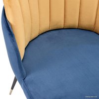 Стул с подлокотниками Bradex Peki FR 0467 (синий/горчичный)