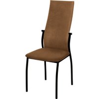 Стул Древпром Престиж ДП2-19 (черный матовый/катания корица)