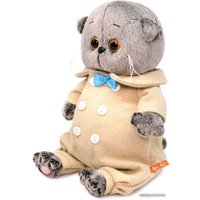 Классическая игрушка BUDI BASA Collection Басик Baby в комбинезоне из твида BB-091 (20 см)