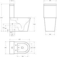 Унитаз напольный BelBagno BB2149CPR/SC (с сиденьем)