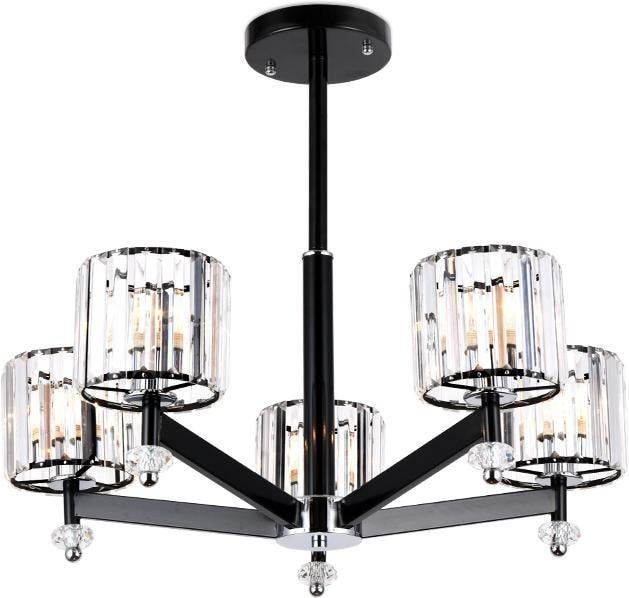 

Подвесная люстра Ambrella light Traditional TR5891/5 BK/CL