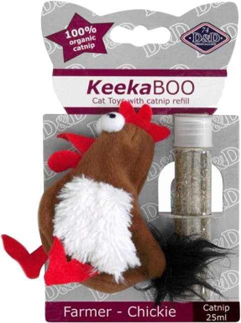 

Игрушка для кошек D&D Home KeekaBOO Farmer Chickie 402/427552
