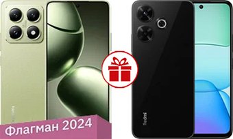 Xiaomi 14T 12GB/512GB международная версия (лимонно-зеленый) и Xiaomi Redmi 13 6GB/128GB по акции