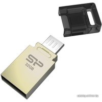 USB Flash Silicon-Power Mobile X10 Gold 32GB (SP032GBUF2X10V1C)