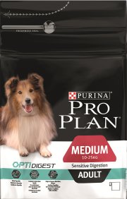 Сухой корм для собак Pro Plan Adult Medium Optidigest Sensitive Digestion с ягненком 14 кг