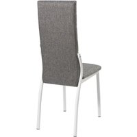 Стул ВВР Прага (серый/белый, рогожка)