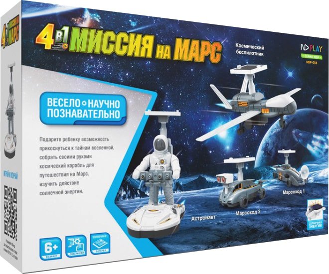 

Конструктор ND Play Миссия на марс 4 в 1 NDP-054