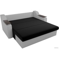 Диван Лига диванов Сенатор 100717 100 см (черный/белый)