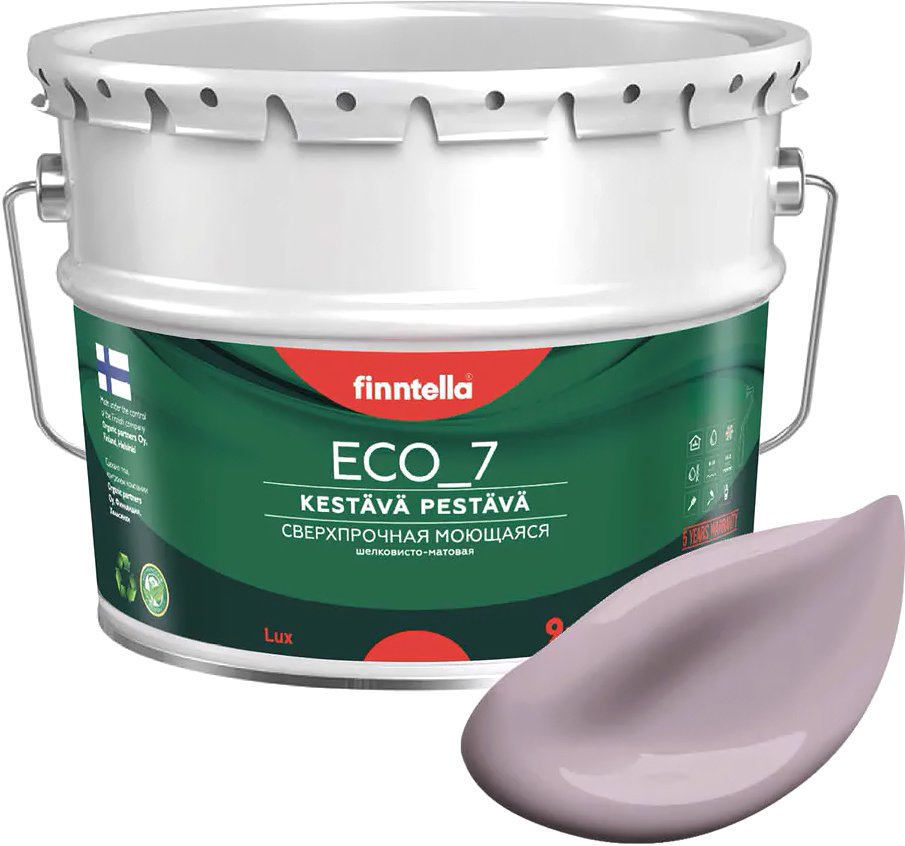 

Краска Finntella Eco 7 Metta F-09-2-9-FL107 9 л (серо-лиловый)