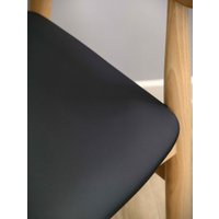 Стул с подлокотниками Sheffilton SHT-S204 (черный/прозрачный лак)