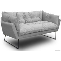 Диван Brioli Анико двухместный (V2/светло-серый)