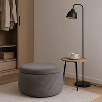 Пуфик Делком40 Сату 01 Zoom NEW Ash 21 (серый) в Солигорске