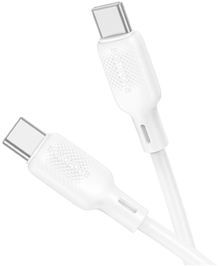 Кабель Borofone BX113 USB Type-C - USB Type-C (1 м, белый)