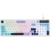 Клавиатура Ajazz AF98 Wired (белый/синий)