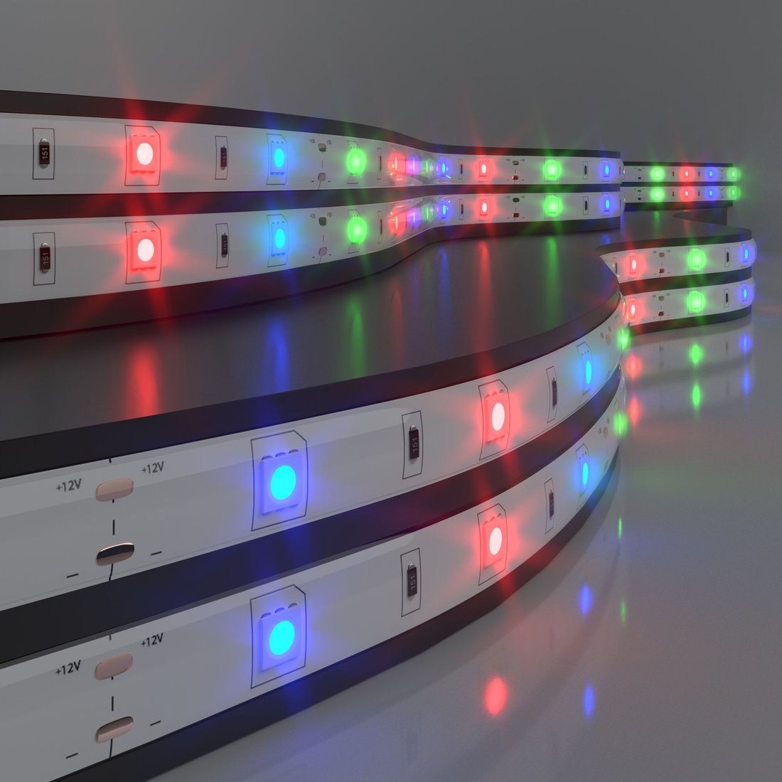 

Светодиодная лента Elektrostandard 12V 7.2W 30Led 50505 IP65 бегущая волна a049849