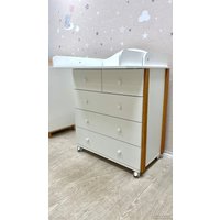 Детский комод Incanto Nuvola 800/5 (белый/бук)