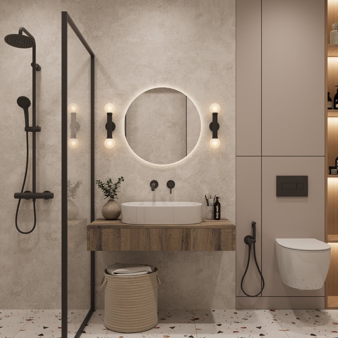 

ЗОВ Тумба под умывальник Токио премиум 100 TP100AWPTOC0 (аттик)