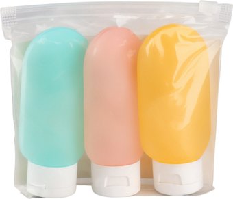 Набор флаконов для косметики Onlytop В чехле 9945815 (3шт)