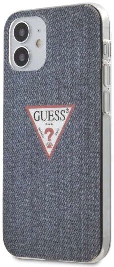 

Чехол для телефона CG Mobile Guess Denim Triangle для Apple iPhone 12 mini GUHCP12SPCUJULDB