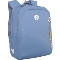 Школьный рюкзак Grizzly RG-666-3 (голубой)