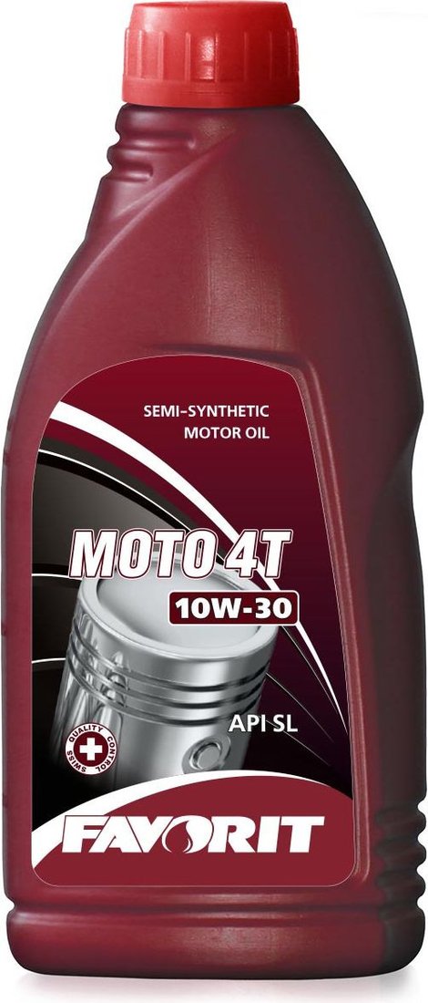 Моторное масло Favorit MOTO 4-T SAE 10W-30 API SL 1л