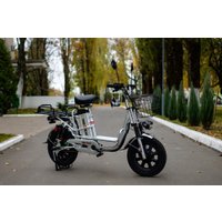 Электровелосипед AVM E-Alfa Fat (серый)