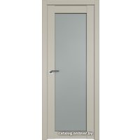 Межкомнатная дверь ProfilDoors 2.19U L 60x200 (шеллгрей, стекло матовое)