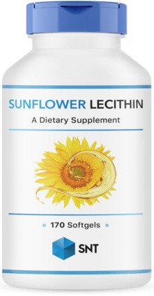 

Комплекс SNT Sunflower Lecithin/Подсолнечный лецитин 1200 мг (170 капсул)