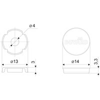 Заглушки для винтов Boyard RZ001BL в Борисове