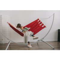 Гамак с каркасом Mamo Премиум (графит/терракотовый)