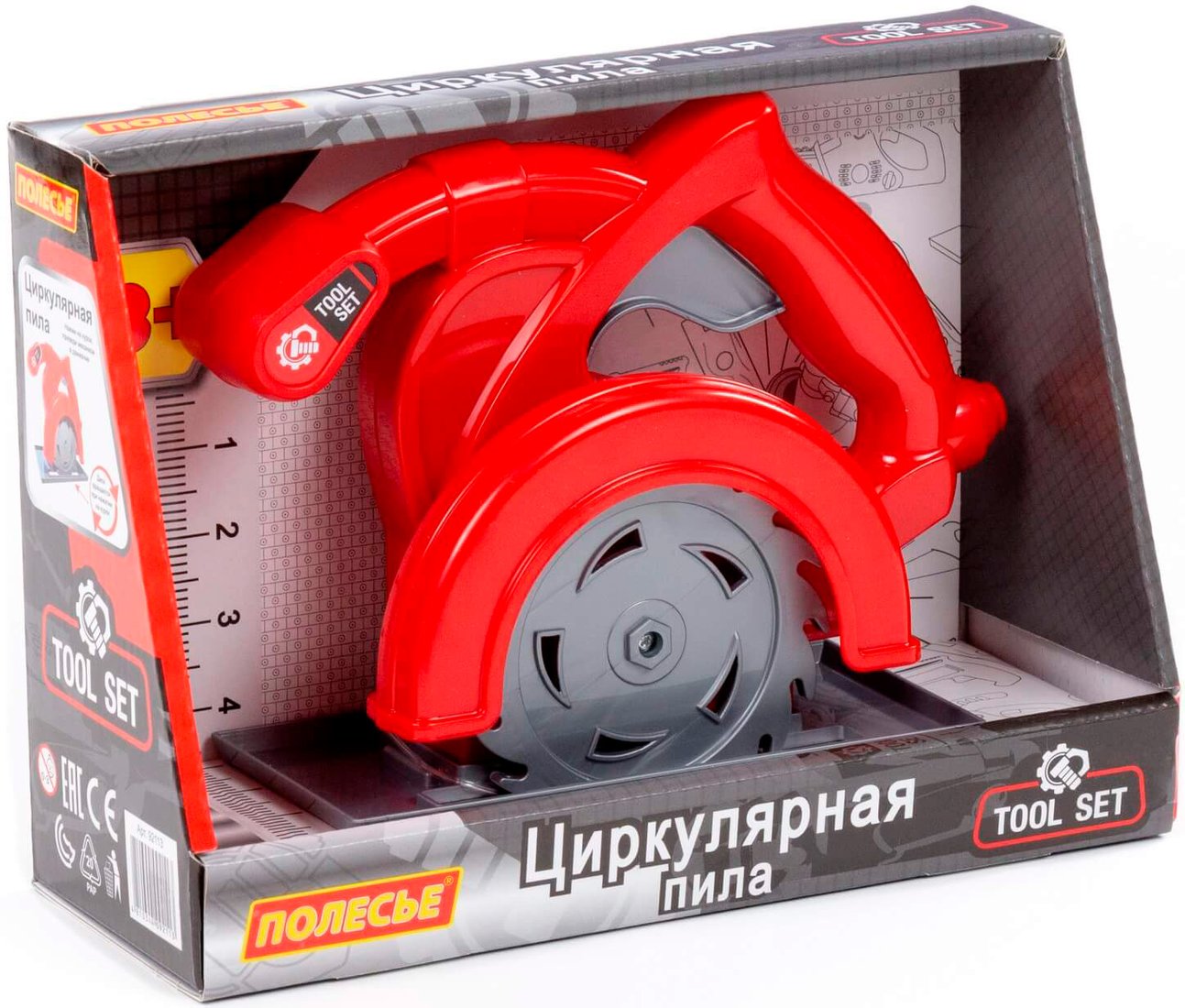 

Электропила игрушечная Полесье 92113 (красный)