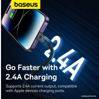 Кабель Baseus Unbreakable Series USB Type-A - Lightning (2 м, черный)
