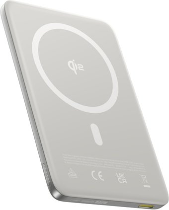 Внешний аккумулятор Baseus PicoGo AM41 Ultra-Slim Qi2 Magnetic Power Bank 10000mAh (титановый)
