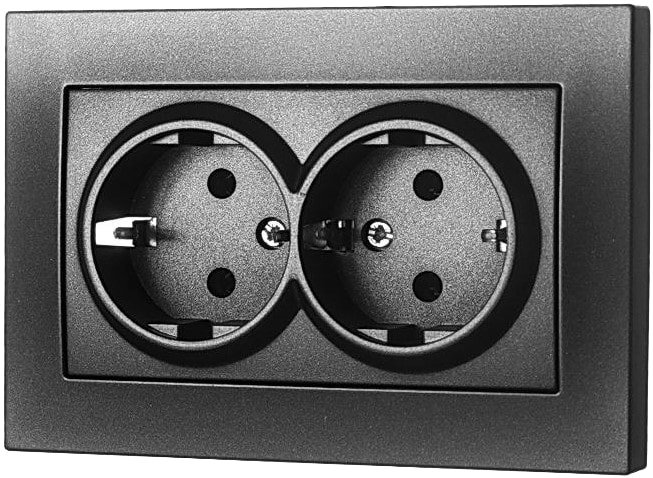 

Розетка Elbi Vega 510-011130-907 (графит)